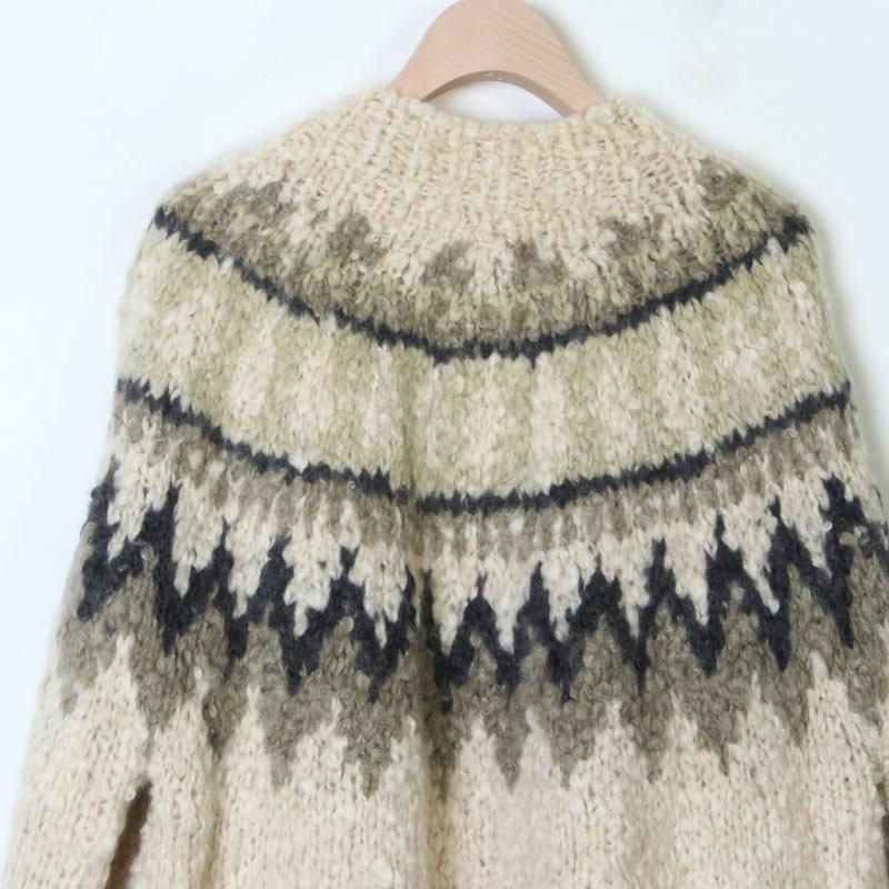 unfil (アンフィル) cashmere blend hand-knit cardigan unfil (アンフィル) cashmere blend hand-knit cardigan