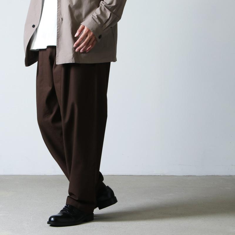 THE HINOKI（ザ ヒノキ）/3 Tuck Elastic Pants THE HINOKI（ザ
