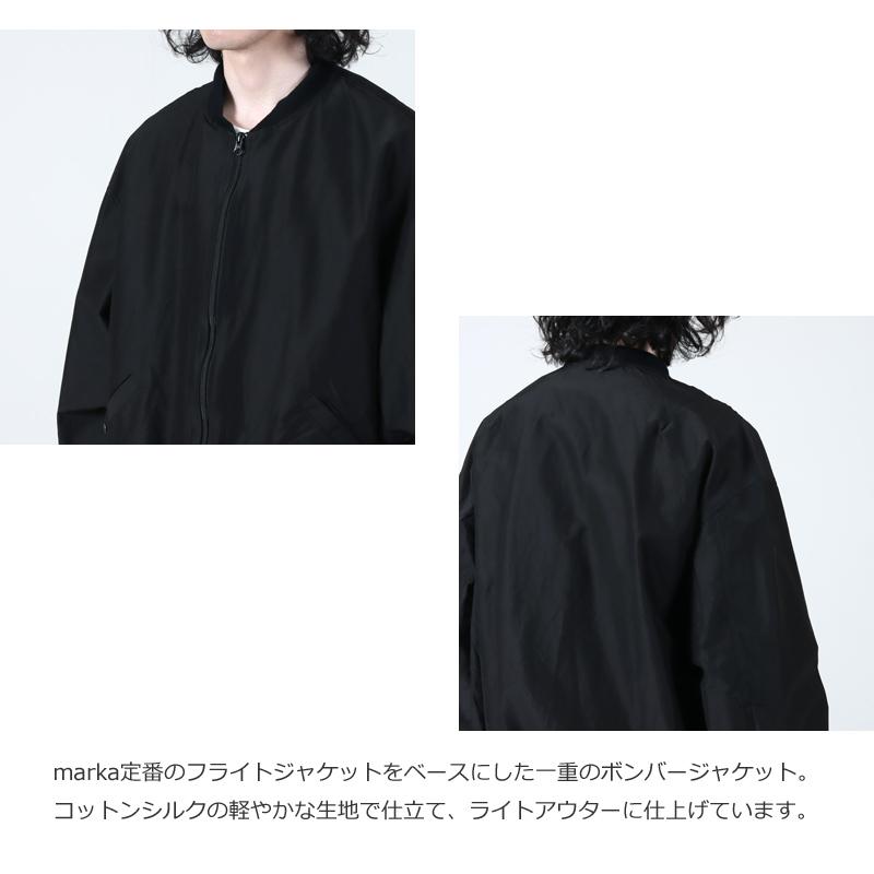 marka (マーカ) BOMBER JACKET / ボンバージャケット｜icora｜04