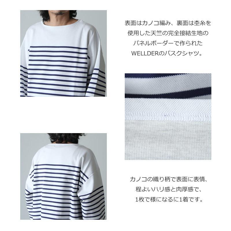 WELLDER (ウェルダー) Dual Layered Border Long Sleeve / デュアル 