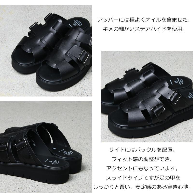 ブラウン】foot the coacher (フットザコーチャー) GURKHA SANDALS