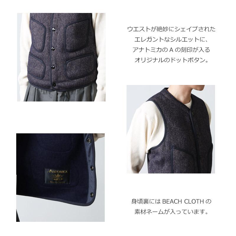 ANATOMICA (アナトミカ) BB VEST FACE / ビーチクロスベスト ANATOMICA (アナトミカ) BB VEST FACE / ビーチクロスベスト