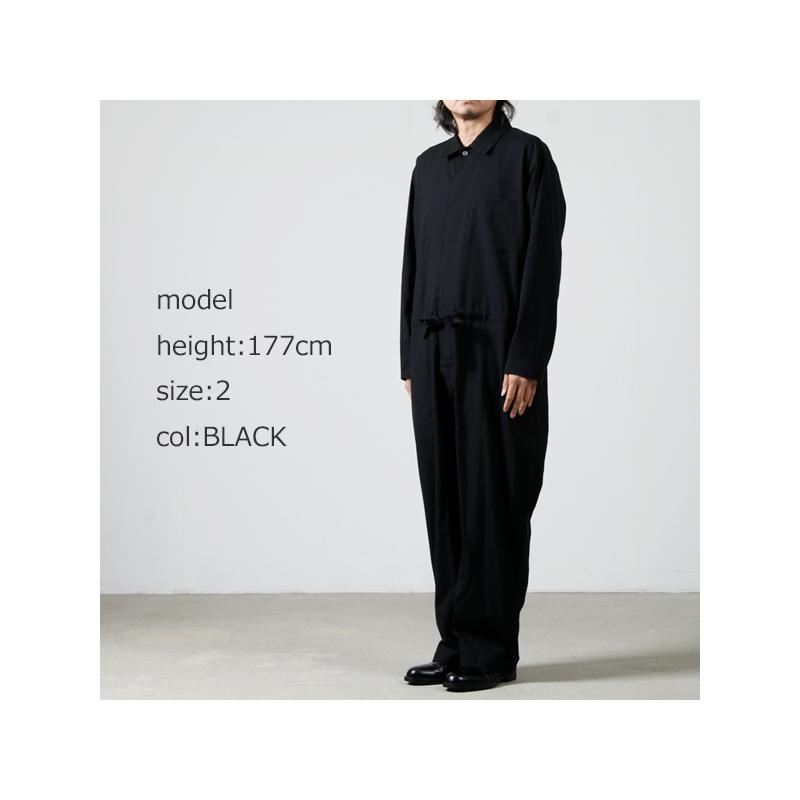 MARKAWARE (マーカウェア) ALL IN ONE オールインワン つなぎ、オールインワン 904 古着 パンツ ハーフパンツ ハンドメイド材料 ゴムウエスト 紐あり