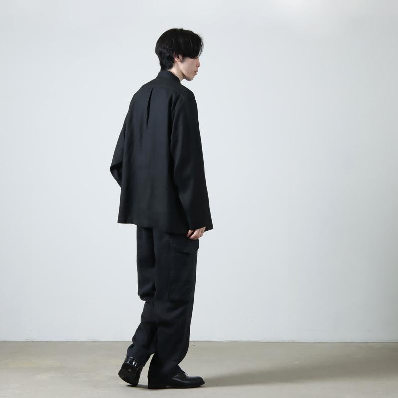 markaware MARKAWARE (マーカウェア) HEMP SHIRTING OPEN COLLAR