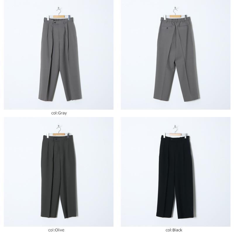 markaware MARKAWARE (マーカウェア) DOUBLE PLEATED TROUSERS markaware MARKAWARE (マーカウェア) DOUBLE PLEATED TROUSERS
