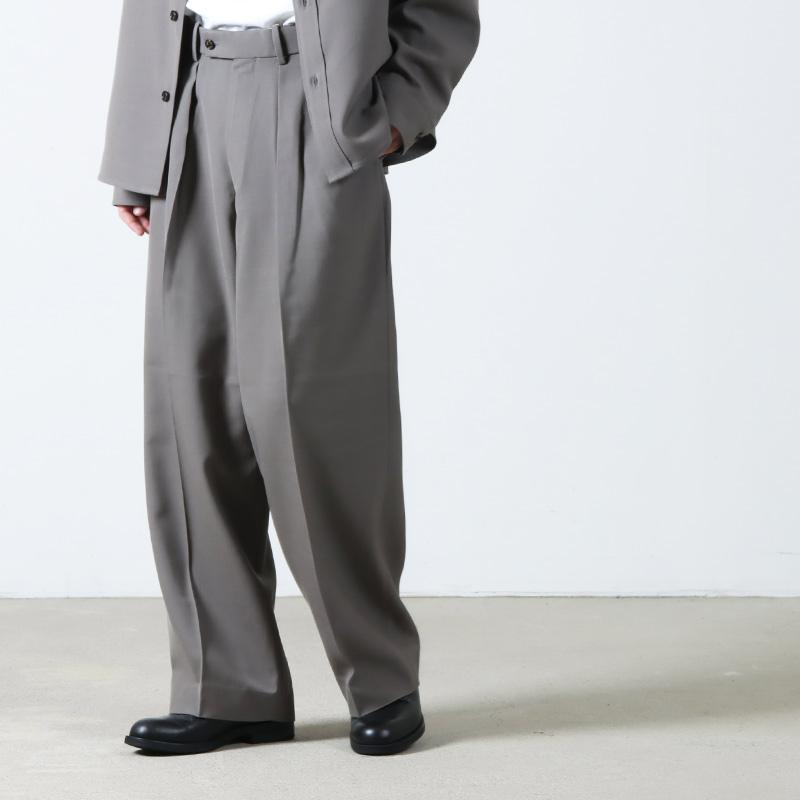 markaware MARKAWARE (マーカウェア) DOUBLE PLEATED TROUSERS markaware MARKAWARE (マーカウェア) DOUBLE PLEATED TROUSERS