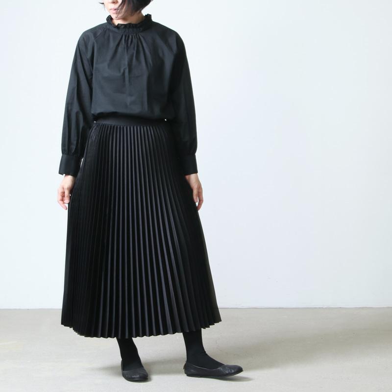 08sircus (ゼロエイトサーカス) Satin pleated skirt / サテンプリーツスカート｜icora｜05