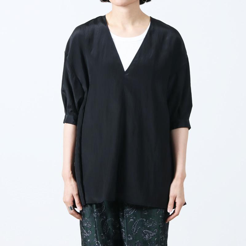 08sircus (ゼロエイトサーカス) Viscose washer v-neck tunic / ヴィスコースワッシャーVネックチュニック｜icora｜10