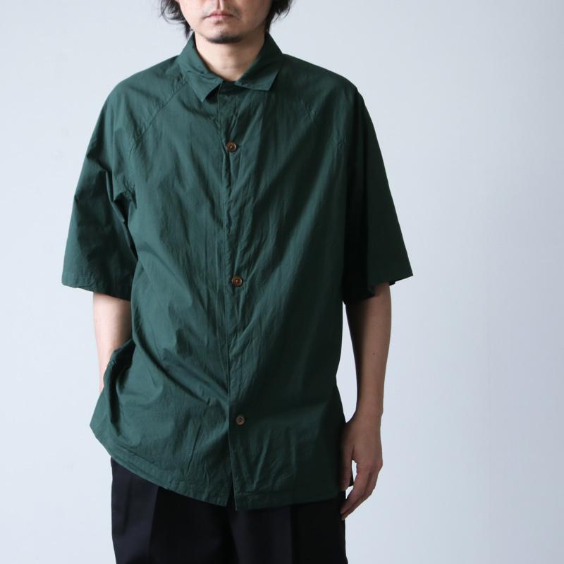 【50% OFF】08sircus (ゼロエイトサーカス) Compact lawn garment dyed over shirt / コンパクトローンガーメントダイオーバーシャツ｜icora｜09