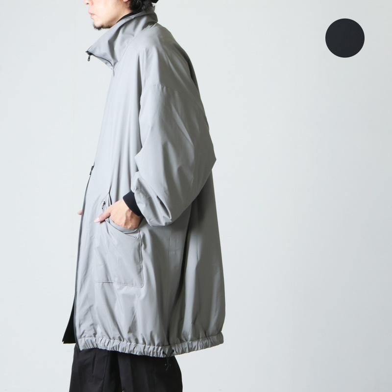 08sircus (ゼロエイトサーカス) Stretch taffeta over size Truck coat :430215004