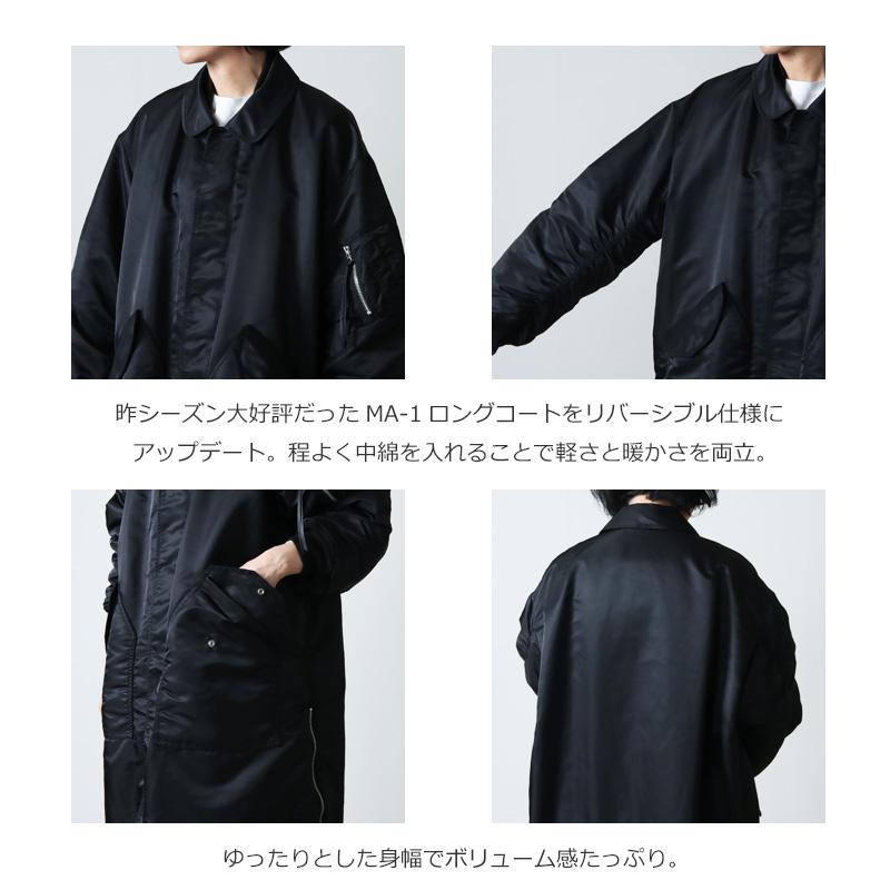 08sircus (ゼロエイトサーカス) Long MA-1 reversible / ロング 08sircus (ゼロエイトサーカス) Long MA-1 reversible / ロング