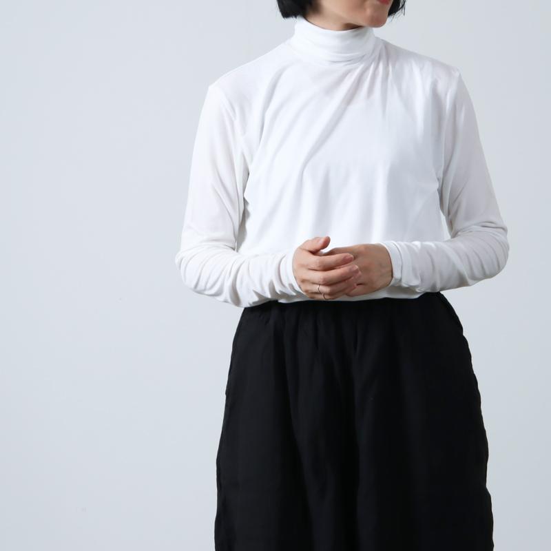 08sircus (ゼロエイトサーカス) Stretch jersey super high neck / ストレッチジャージースーパーハイネック｜icora｜06