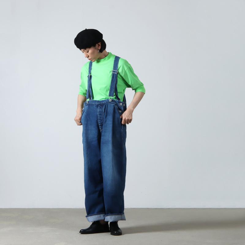 MALU モックネックハーフスリーブ　Ice Blue F（Sサイズ相当） MALU モックネックハーフスリーブIce Blue F（Sサイズ相当）