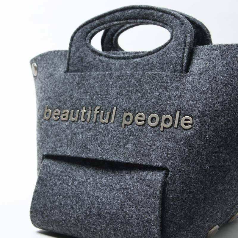 beautiful people リサイクルドフェルトアセンブルバッグ beautiful people (ビューティフルピープル) recycled felt