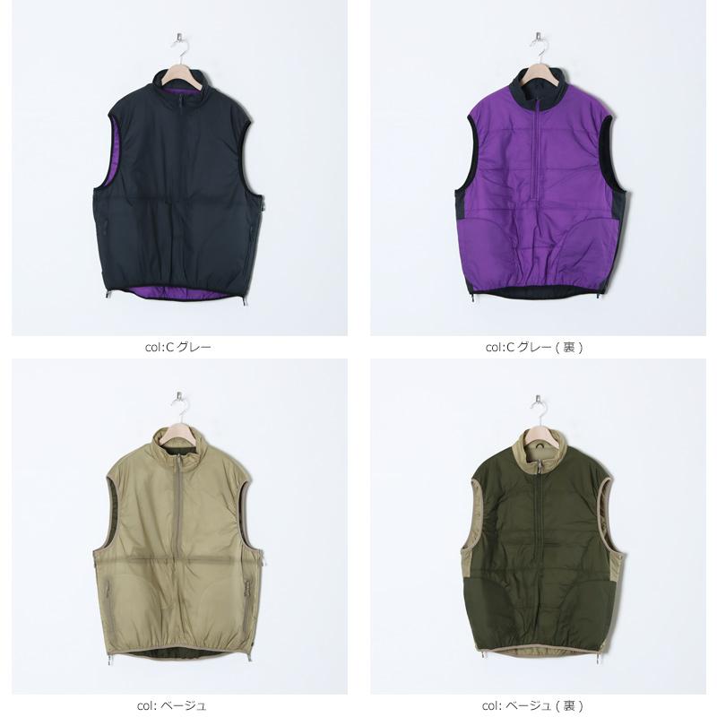 DAIWA PIER39 (ダイワピア39) TECH REVERSIBLE PULLOVER PUFF VEST / テックリバーシブルプルオーバーパフベスト｜icora｜03