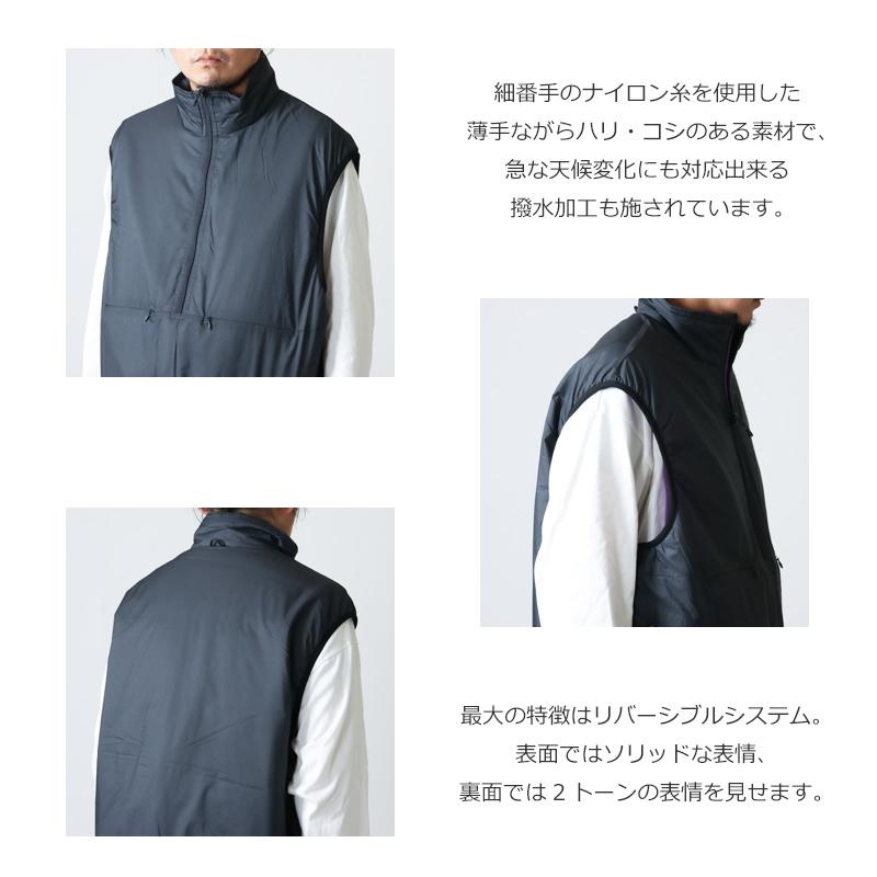 DAIWA PIER39 (ダイワピア39) TECH REVERSIBLE PULLOVER PUFF VEST / テックリバーシブルプルオーバーパフベスト｜icora｜05