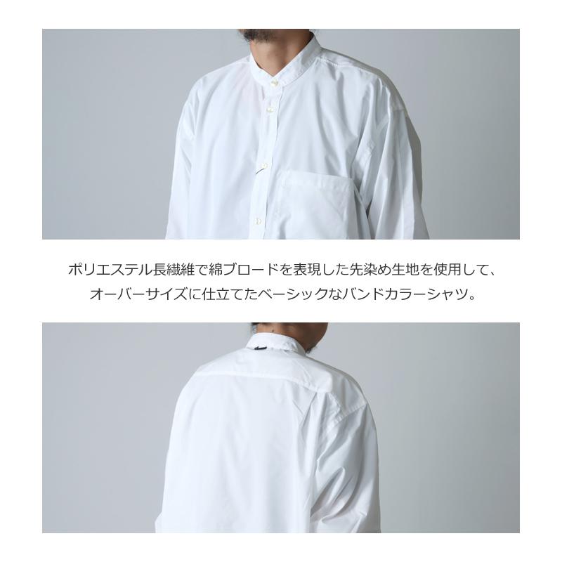 DAIWA PIER39 (ダイワピア39) TECH BAND COLLAR SHIRTS L/S / テック 