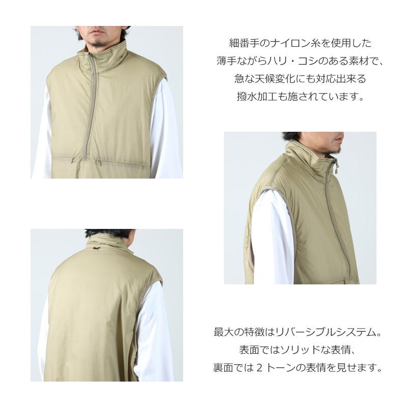 DAIWA PIER39 (ダイワピア39) TECH REVERSIBLE PULLOVER PUFF DAIWA PIER39 (ダイワピア39) TECH REVERSIBLE PULLOVER PUFF
