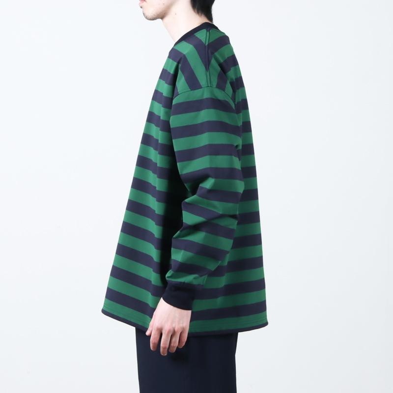 DAIWA PIER39 (ダイワピア39) TECH DRAWSTRING BORDER L/S TEE DAIWA PIER39 (ダイワピア39) TECH DRAWSTRING BORDER L/S TEE
