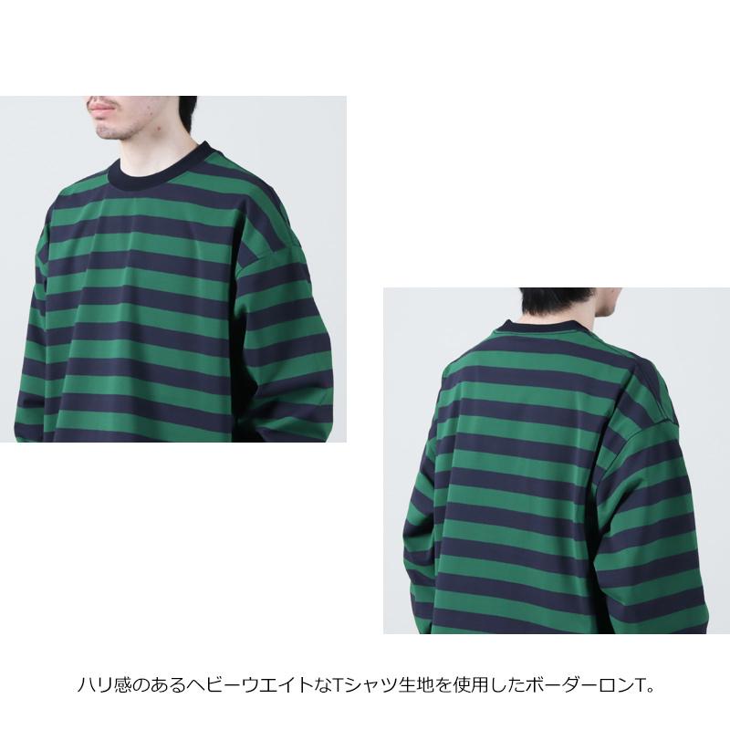 DAIWA PIER39 (ダイワピア39) TECH DRAWSTRING BORDER L/S TEE DAIWA PIER39 (ダイワピア39) TECH DRAWSTRING BORDER L/S TEE