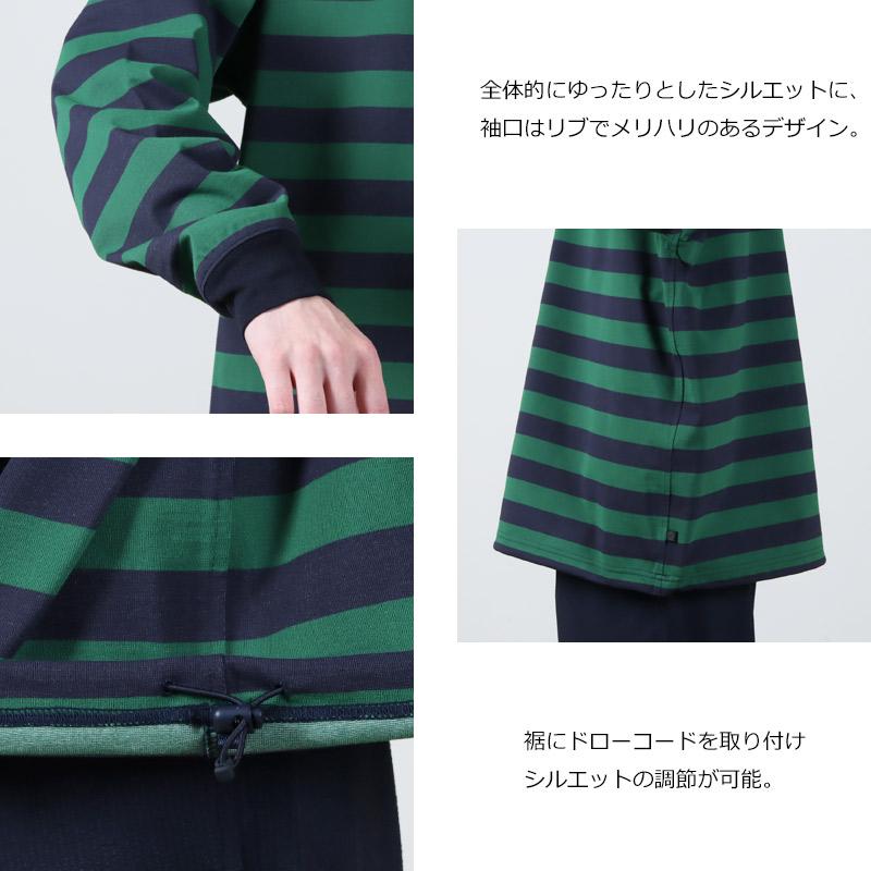 DAIWA PIER39 (ダイワピア39) TECH DRAWSTRING BORDER L/S TEE DAIWA PIER39 (ダイワピア39) TECH DRAWSTRING BORDER L/S TEE
