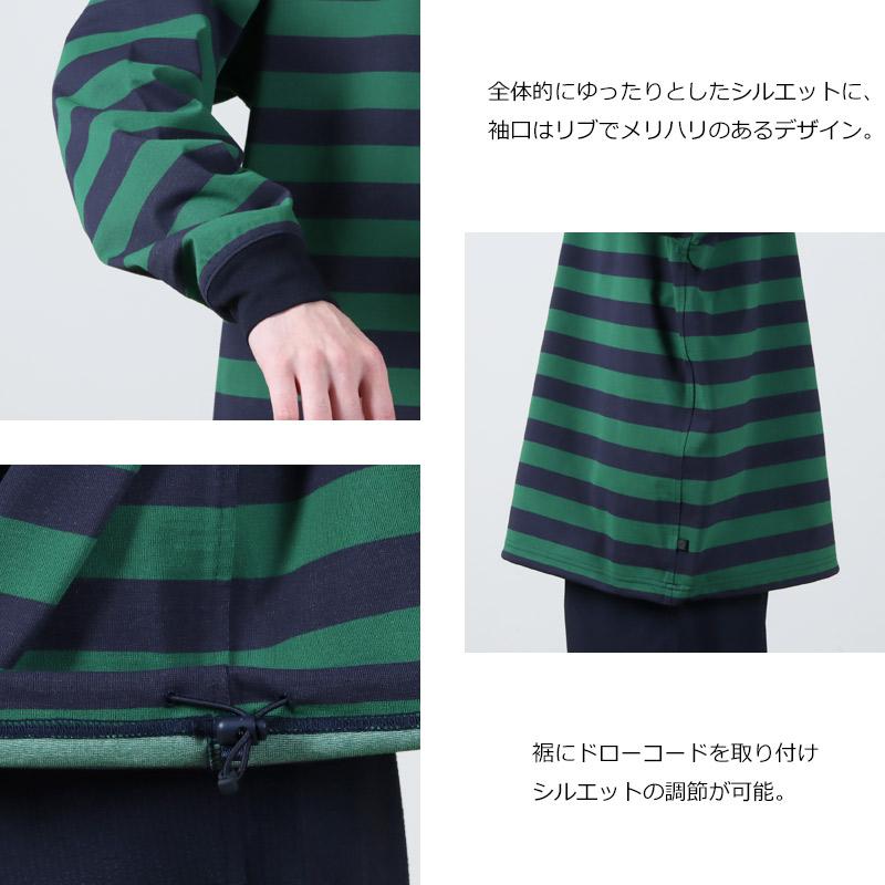 DAIWA PIER39 (ダイワピア39) TECH DRAWSTRING BORDER L/S TEE / テックドローストリングボーダーロングスリーブT｜icora｜05