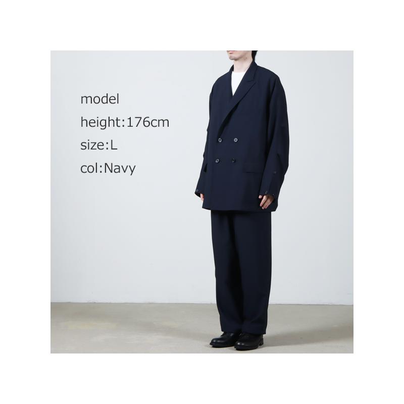 ダイワピア39 TECH DOUBLE BREASTED JACKET ネイビー