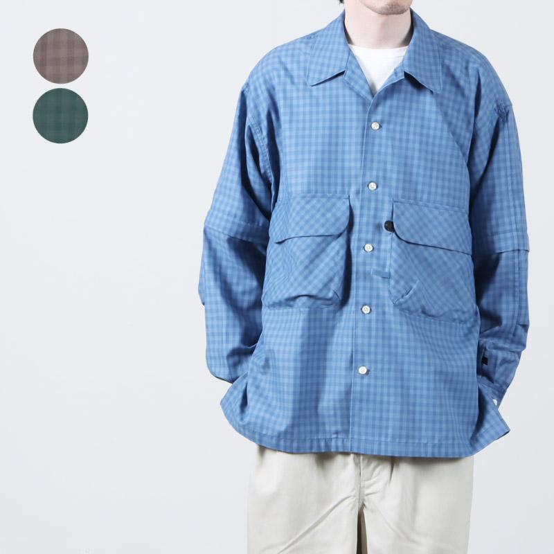 DAIWA PIER39 (ダイワピア39) TECH SPORTS OPEN COLLAR SHIRT L DAIWA PIER39 (ダイワピア39) TECH SPORTS OPEN COLLAR SHIRT L