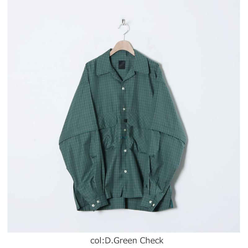DAIWA PIER39 (ダイワピア39) TECH SPORTS OPEN COLLAR SHIRT L DAIWA PIER39 (ダイワピア39) TECH SPORTS OPEN COLLAR SHIRT L
