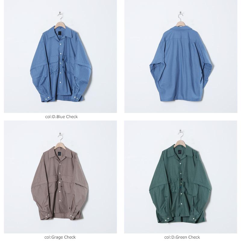 DAIWA PIER39 (ダイワピア39) TECH SPORTS OPEN COLLAR SHIRT L DAIWA PIER39 (ダイワピア39) TECH SPORTS OPEN COLLAR SHIRT L