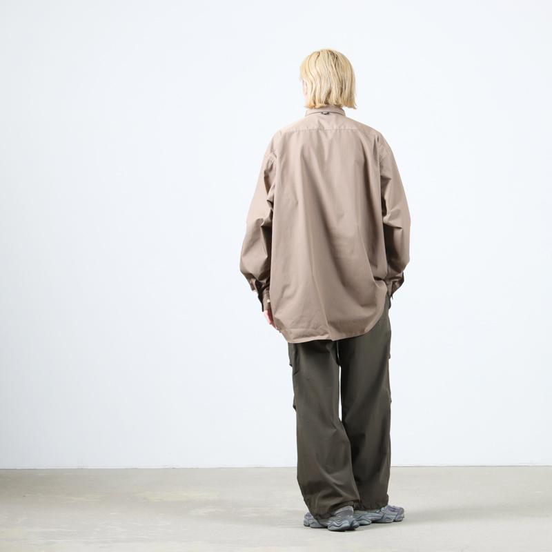 ダイワピア39　ストライプ 長袖 Tシャツ DAIWA PIER39 (ダイワピア39) TECH BAND COLLAR SHIRTS L/S