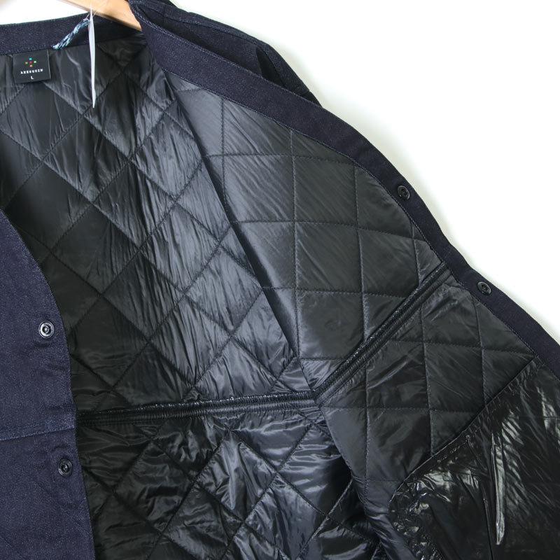 AXESQUIN (アクシーズクイン) DENIM QUILTED EASY CARDIGAN / デニム 