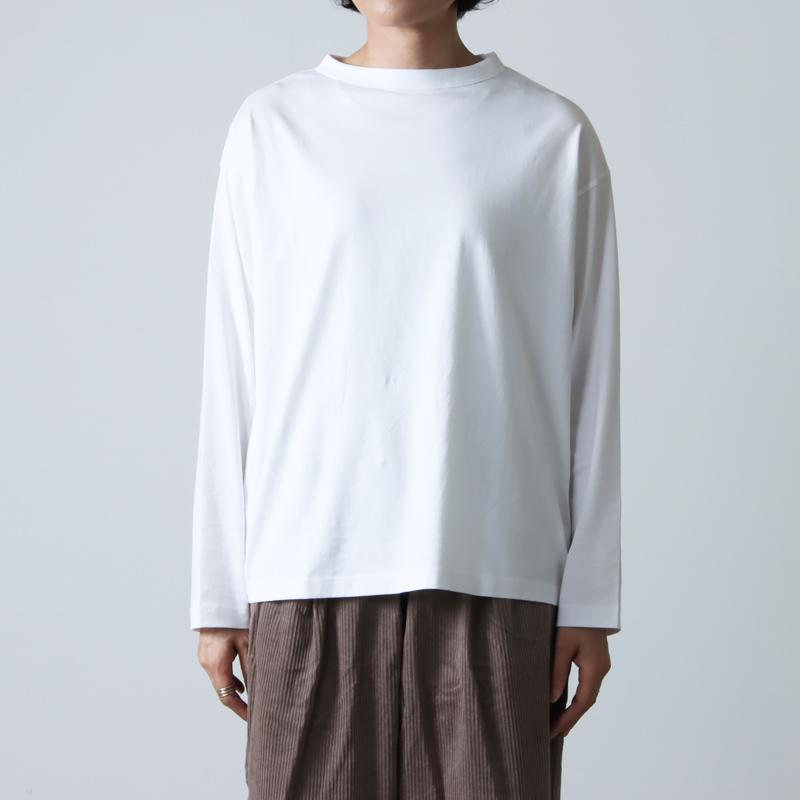 handvaerk (ハンドバーク) 60/2 BOTTLE NECK L/S T-SHIRT / ボトルネックロングスリーブティーシャツ