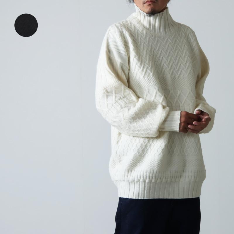 ETS.MATERIAUX (イーティーエスマテリオ) SABA Irish sweater