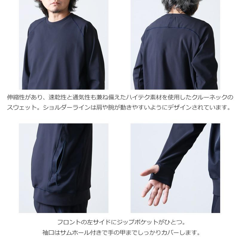 DAIWA LIFE STYLE (ダイワライフスタイル) L/S SWEAT STRETCH MERYL HIGH TENSION CREW / L/S スウェット ストレッチメリルハイテンションクルー｜icora｜03