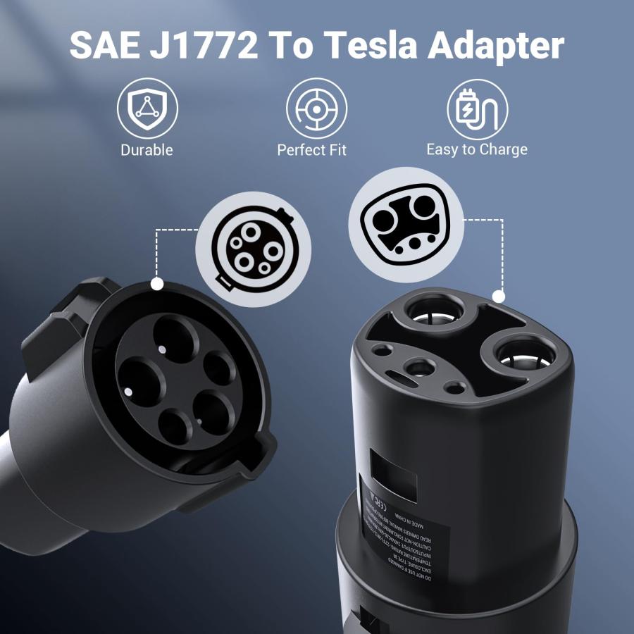 Tera J1772からTeslaアダプターへ：FCC J1772 Tesla 3 YSX 80A/240V ACプラグの充電アダプターとレベル｜icoro｜05