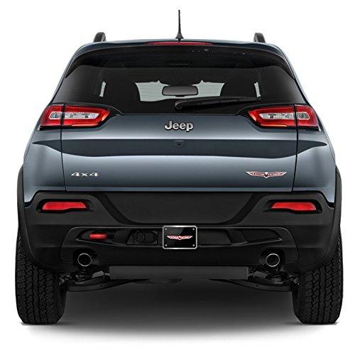 ジープTrailhawk UVグラフィックブラックビレットアルミ2インチ牽引ヒッチカバーfor SUV andトラックMade in USA｜icoro｜03