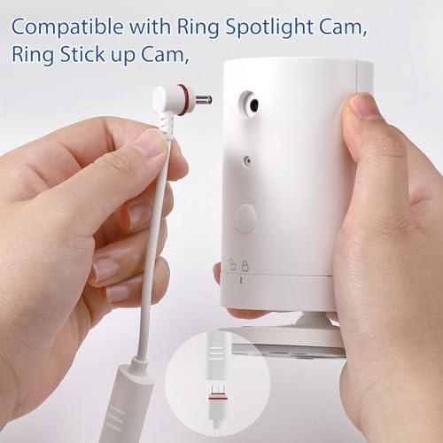 Kakajueloリングカメラ用ソーラーパネル Ring Spotlight Camera Proバッテリー用電源 リングスティックアップカメラ｜icoro｜02