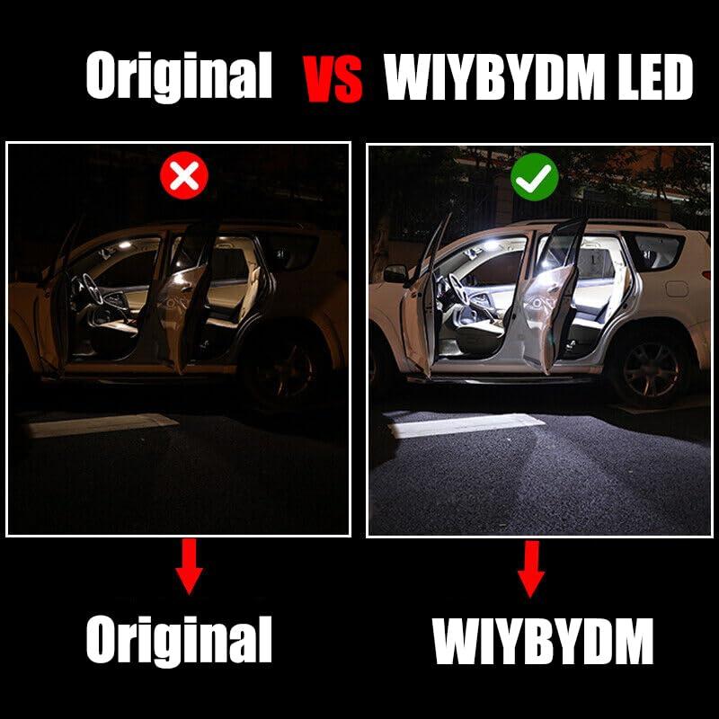 wiybydmホワイトLEDインテリアライトキットハマーH3 2006 2007 2008 2009 2010ドームフットウェルバニティミラート｜icoro｜09