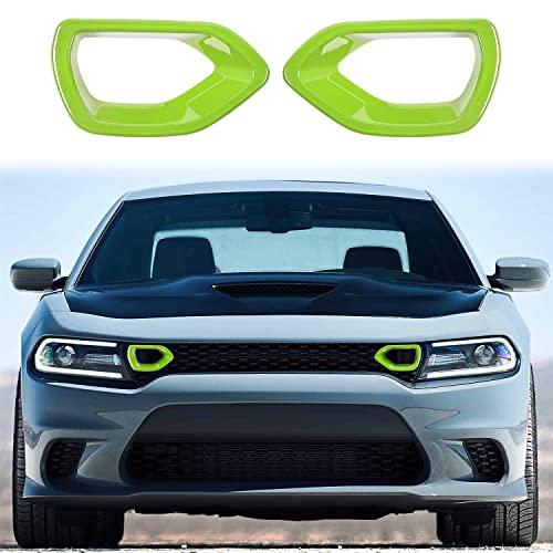 JWWY Dodge Charger フロントグリルインサート メッシュトリム 20152020 Dodge Charger 用 ライト