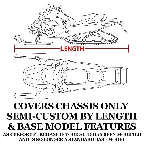 スノーモービルスレッドストレージカバーポラリス800ラッシュxcr leモデル2018-2018 200デニール強度に互換性のあるカバー｜icoro｜06