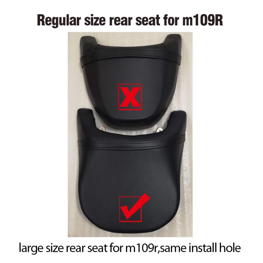 ZXMOTO オートバイ エクストララージ リアピリオン 助手席シート 2006