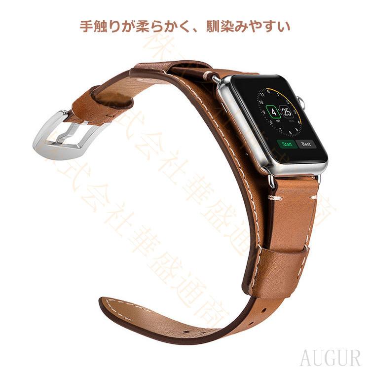 バンド アップルウォッチ Apple watch Apple watch バンド レザー メンズ レディース 交換用 腕時計ベルト 替えベルト革バンド ウォッチベルト 高品質｜icoup｜06