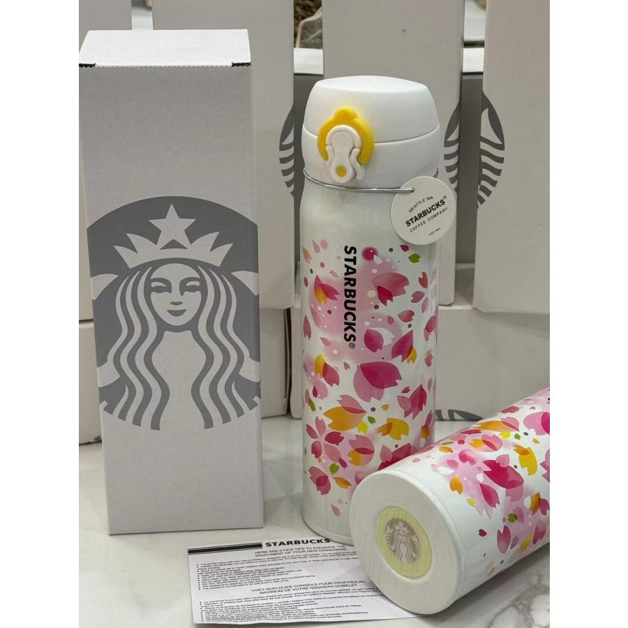 スターバックス starbucks 水筒 魔法瓶 ステンレスボトル 桜