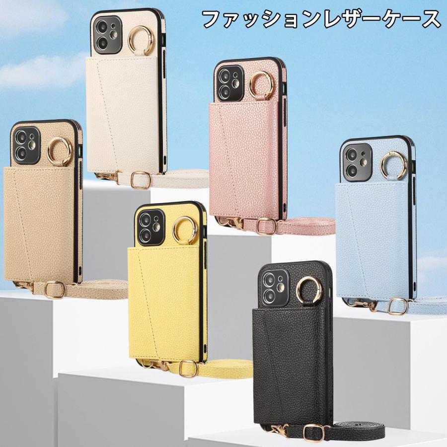 iphone12 ケース ショルダー アイフォン12 pro ケース アイホン12 pro max ケース リング付き スマホケース 携帯ケース 鏡｜icovercase｜14