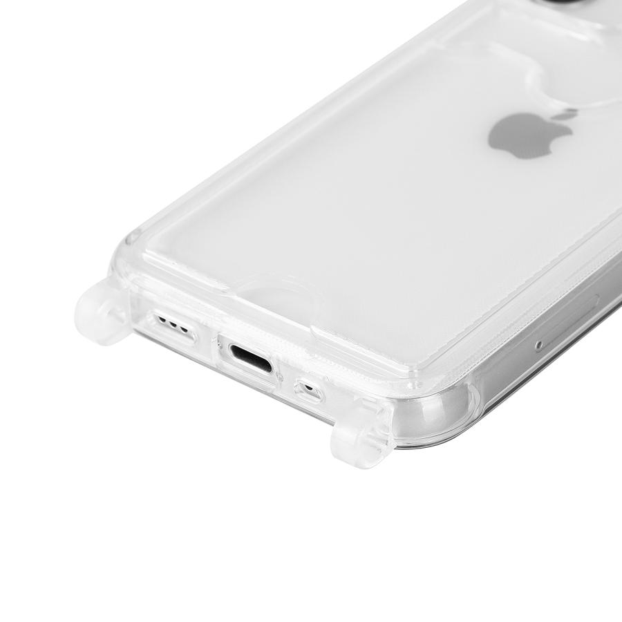 iPhone 12 miniケース アイホン12ミニケース アイフォーン12 mini カード収納できる 肩掛けショルダー TPU素材  case クリアケース 透明ケース｜icovercase｜11