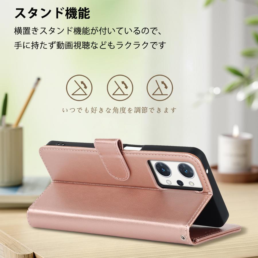 oppo reno9 a ケース 手帳型 携帯ケース oppo reno9 a oppo reno7 a ケース 手帳型 スマホケース ショルダー オッポ リノ セブンカード収納 耐衝撃 | iCoverCase | 07