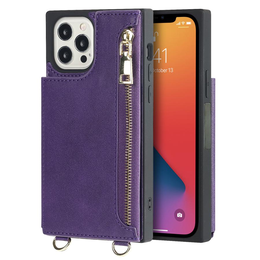 iphone 13 ケース 耐衝撃 iphone 13 pro max アイホン 13プロマックス カバー 13ミニ スタンド ショルダー アイフォン13 mini スマホケース 肩掛け カード収納 | iCoverCase | 03