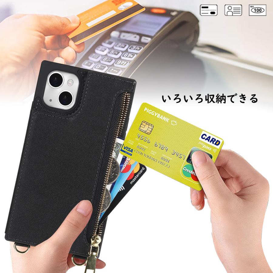 iphone 13 ケース 耐衝撃 iphone 13 pro max アイホン 13プロマックス カバー 13ミニ スタンド ショルダー アイフォン13 mini スマホケース 肩掛け カード収納 | iCoverCase | 09