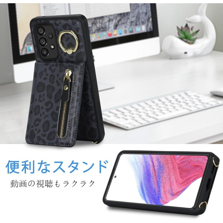 galaxy a53 5g ケース Galaxy A54 5G スマホケース ギャラクシーa53 ケース galaxya54 ケース スマホショルダー 携帯ケース ショルダー カード収納 耐衝撃｜icovercase｜08